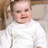 The Snuggle Bun Boucle Wrap Baby Grow Romper - Cozy Crew Club