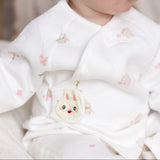 The Snuggle Bun Boucle Wrap Baby Grow Romper