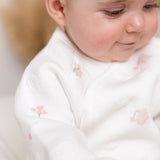 The Snuggle Bun Boucle Wrap Baby Grow Romper