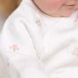 The Snuggle Bun Boucle Wrap Baby Grow Romper - Cozy Crew Club