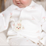 The Snuggle Bun Boucle Wrap Baby Grow Romper