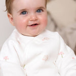 The Snuggle Bun Boucle Wrap Baby Grow Romper - Cozy Crew Club