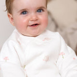The Snuggle Bun Boucle Wrap Baby Grow Romper - Cozy Crew Club