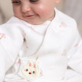 The Snuggle Bun Boucle Wrap Baby Grow Romper