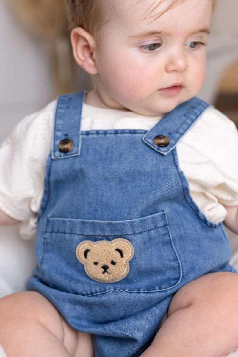 Happy Baby Embroidered Bear Denim Dungarees Cozy Crew Club Dungarees mora-uk.myshopify.com happy-baby-embroidered-bear-denim-dungarees   10off, 20off, 5POUND, allproducts, Baby, baby collection, bear, bear collection, BOXINGDAY, China, clothing, daywear, denim, easter50, new in, set, shorts, SSSALE25, summersale24, tshirt, whatnot, zero