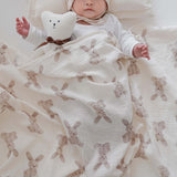 The Bunny Muslin Blanket Swaddle