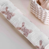 The Bunny Muslin Blanket Swaddle - Cozy Crew Club