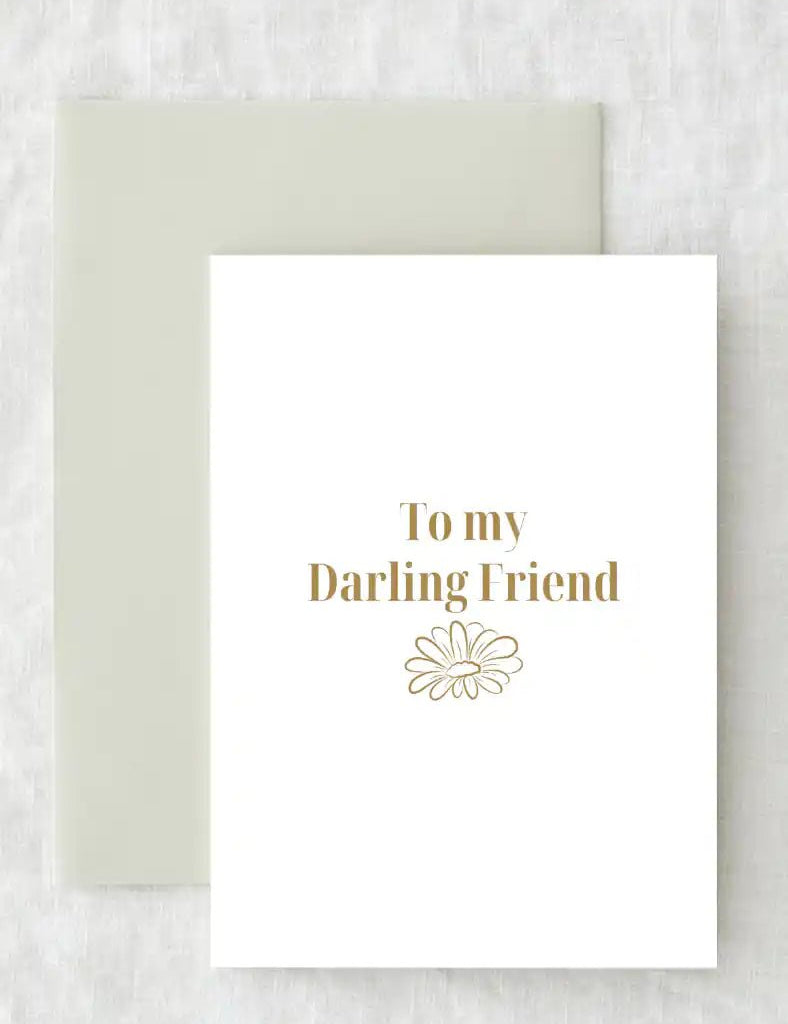 To My Darling Friend- Gift Card - Cozy Crew Club