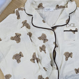 Sample Sale - The bear PJS - 2-3 years - 'DGL' in Gold thread - slight pull where letter L is.