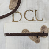 Sample Sale - The bear PJS - 2-3 years - 'DGL' in Gold thread - slight pull where letter L is.