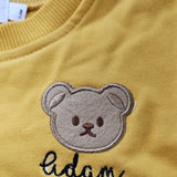 Sample Sale - 0-6 month Yellow Tracksuit - 'Adam' Black thread