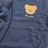 Sample Sale - 6-12 month Navy Tracksuit - 'Pheobe' (mis spelt!!) in Gold thread