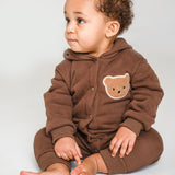 The Ultimate Bear Knitted Hooded Playsuit