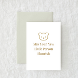 The Cozy Blue Boucle Baby Bear & Charming Bear Personalised Gift Box