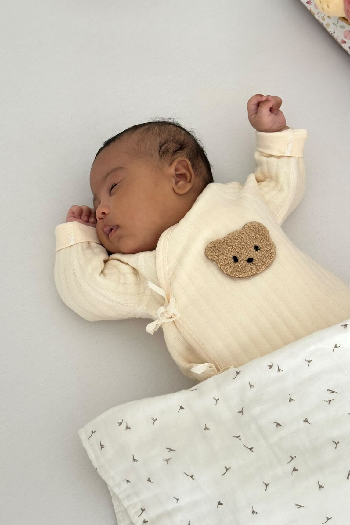 The Teddy Bear Boucle Wrap Baby Grow Romper Cozy Crew Club Rompers mora-uk.myshopify.com teddy-bear-boucle-romper   10off, 20off, baby, baby collection, bear, bear collection, bear print, beautifulbambino, BFCM-20, BFCM-25, BFCM20, boucle, CHILDSPLAY, china, clothing, embroidery, LINECARD, new in, nightwear, nonpersonalised, PADDY10, romper, summersale24, teddy, whatnot, wrap, zero
