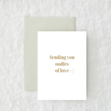 Sending You Oodles Of Love - Gift Card