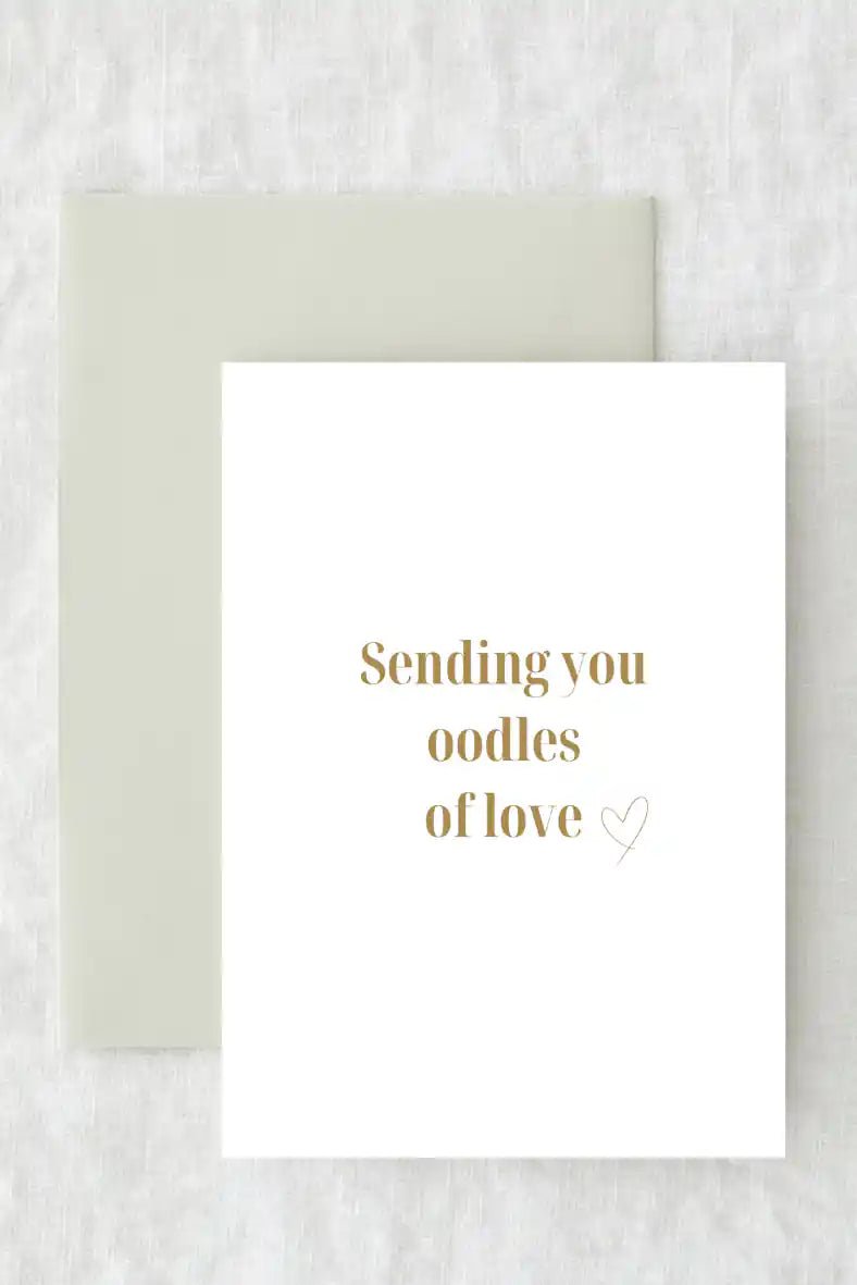 Sending You Oodles Of Love - Gift Card - Cozy Crew Club