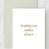 Sending You Oodles Of Love - Gift Card - Cozy Crew Club