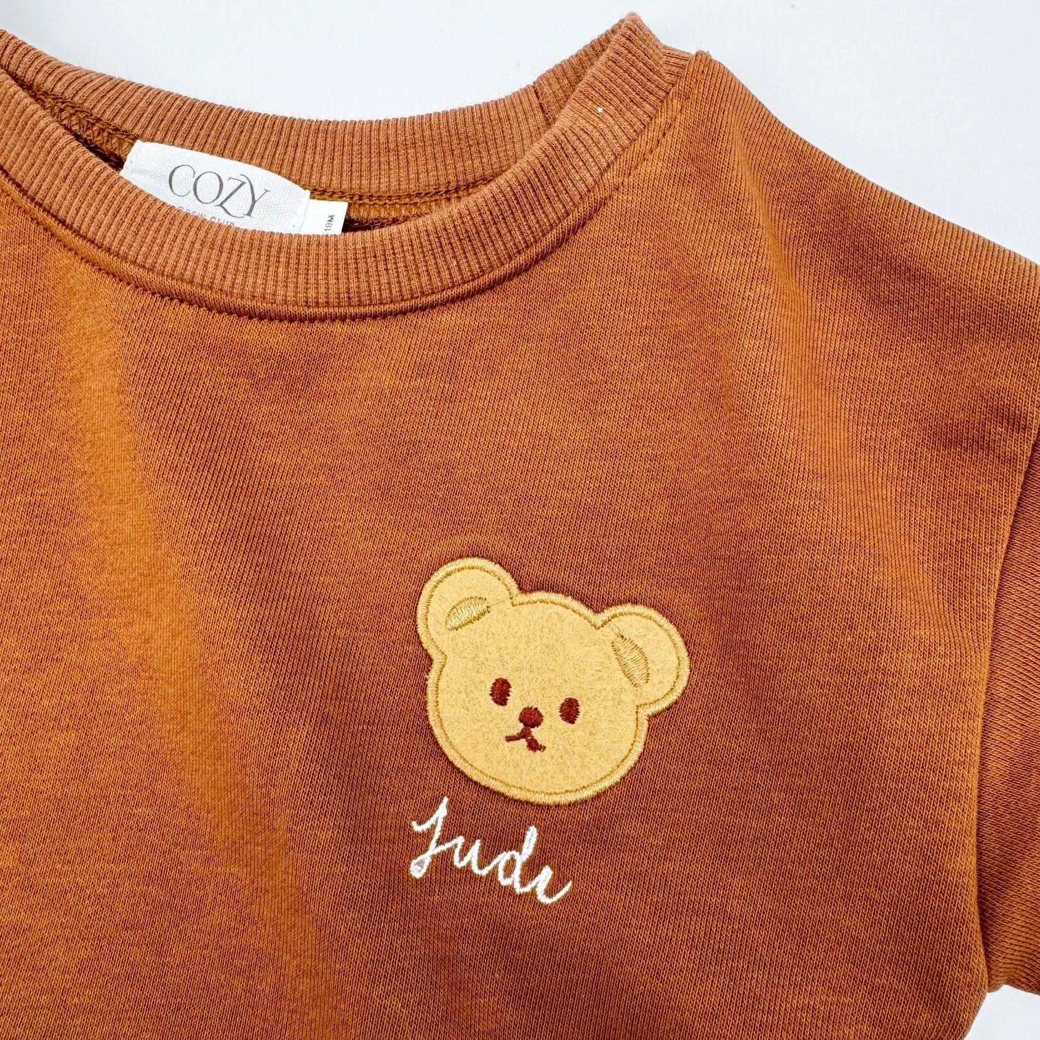 Cozy Crew Club Kids The Bear Colour Tracksuit in Brown
