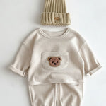 The Waffle Bear Tracksuit Cozy Crew Club Tracksuits mora-uk.myshopify.com the-waffle-bear-tracksuit Waffle White / 0-6 M TWBT-06W 10off, 20off, allproducts, aw23, baby, bear, bear collection, bear print, BFCM-20, BFCM-25, BFCM20, china, CHRISTMAS20, clothing, happy bear, LINECARD, new in, nightwear, nonpersonalised, PADDY10, WINTER20, zero