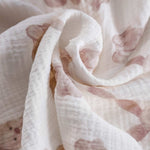The Bunny Muslin Blanket Swaddle - Cozy Crew Club