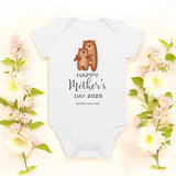 Happy Mother's Day (Personalised Bear Bodysuit)