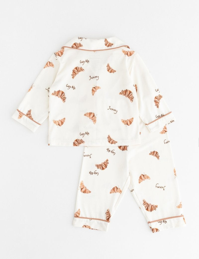 Mini COZY Croissant Club Pyjamas - Cozy Crew Club