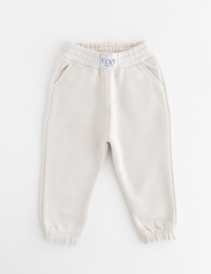 COZY Mini Tracksuit Stone Set - Cozy Crew Club