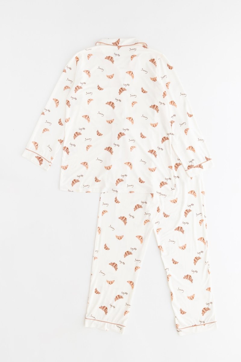 Adult COZY Croissant Club Pyjamas - Cozy Crew Club