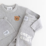 The Cozy Cub Knit Set Grey - Cozy Crew Club