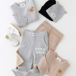 The Cozy Cub Knit Set Grey - Cozy Crew Club