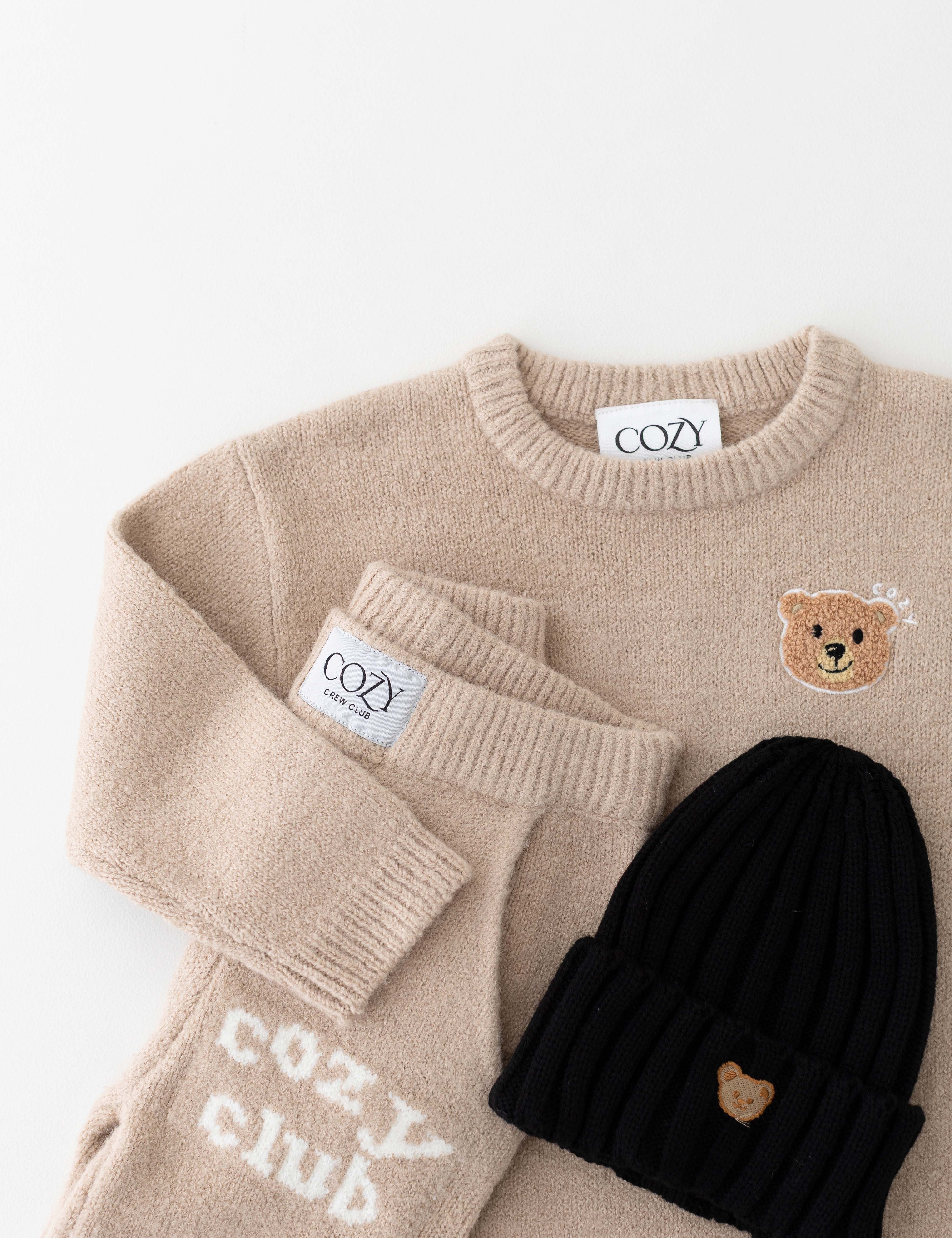 The Cozy Cub Knit Set Taupe Brown Cozy Crew Club OL Tracksuits mora-uk.myshopify.com the-cozy-cub-knit-set-taupe-brown   10off, 20off, allproducts, baby, bear, bear collection, bear print, beautifulbambino, boy, clothing, girl, happy bear, KNIT, new in, nonpersonalised, ownlabel, PADDY33, tracksuit, turkey, ultracozy, unisex, whatnot, zero