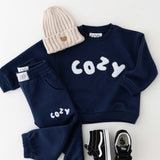 The COZY Little Lounger Tracksuit Navy