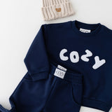 The COZY Little Lounger Tracksuit Navy