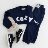 The COZY Little Lounger Tracksuit Navy
