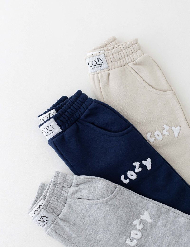 The COZY Little Lounger Tracksuit Marl Grey - Cozy Crew Club