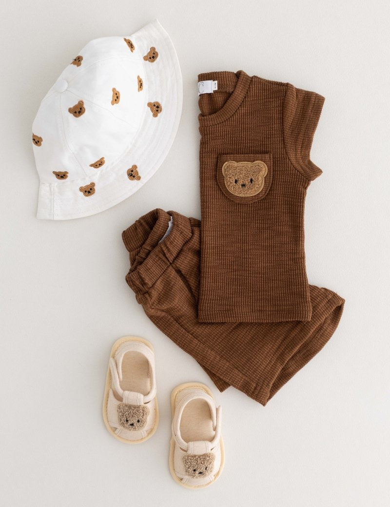 The Coloured Bear 2 Piece T-Shirt & Shorts Set - Cozy Crew Club