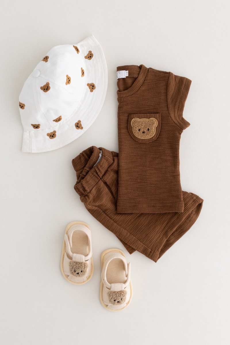 The Coloured Bear 2 Piece T-Shirt & Shorts Set - Cozy Crew Club