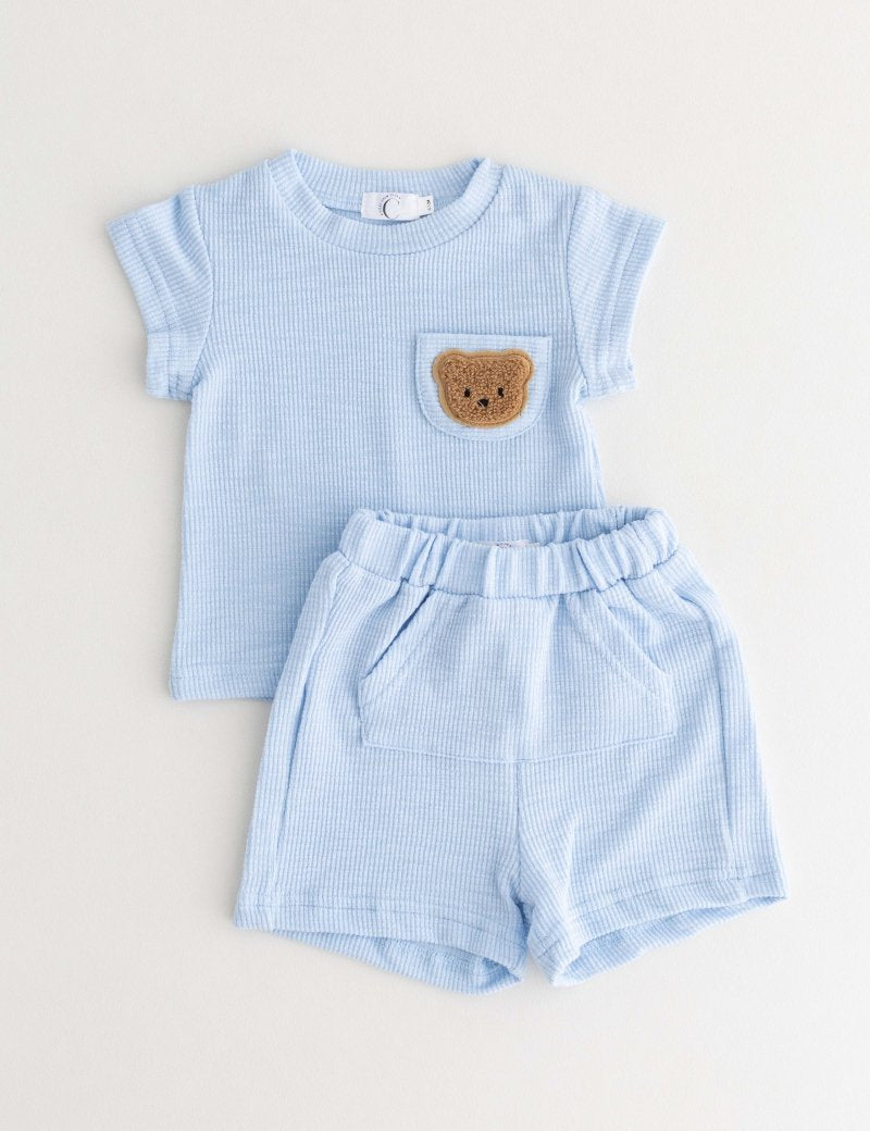 The Coloured Bear 2 Piece T-Shirt & Shorts Set - Cozy Crew Club