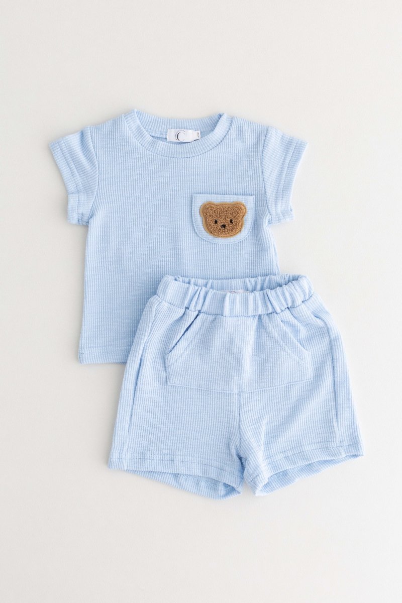 The Coloured Bear 2 Piece T-Shirt & Shorts Set - Cozy Crew Club
