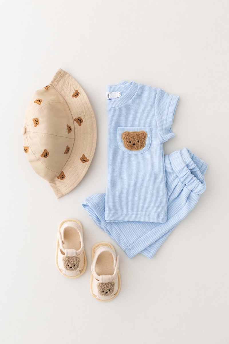 The Coloured Bear 2 Piece T-Shirt & Shorts Set - Cozy Crew Club
