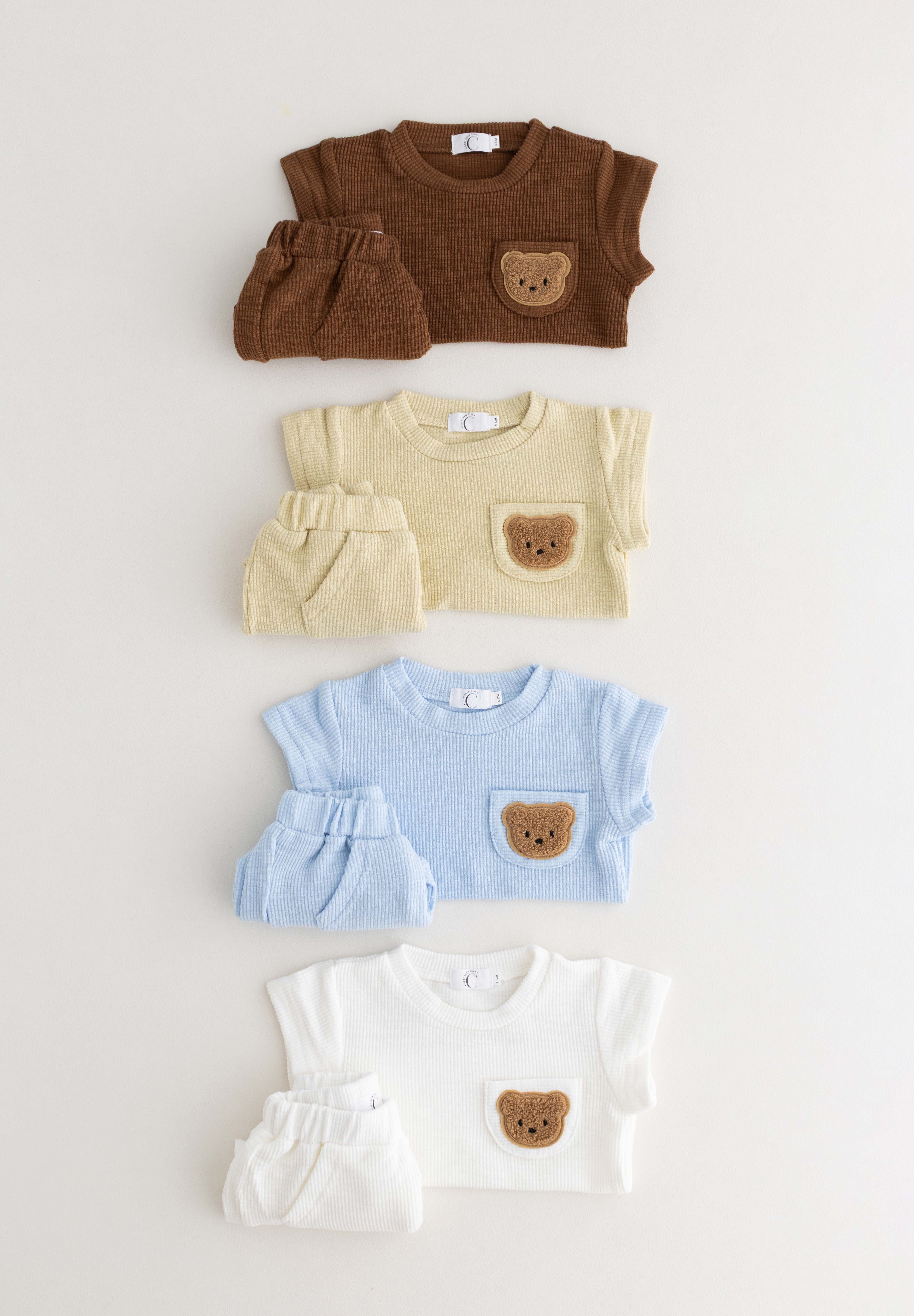 The Coloured Bear 2 Piece T-Shirt & Shorts Set Cozy Crew Club Outfit Sets mora-uk.myshopify.com the-coloured-bear-2-piece-t-shirt-shorts-set   10off, 20off, 5POUND, allproducts, Baby, beach, bear, bear collection, BFCM-50, BFCM20, china, CHRISTMAS20, clothing, daywear, embroidery, LINECARD, new in, nonpersonalised, outfit, PADDY10, set, shorts, SSSALE2530, summer, summersale24, tshirt, waffle, whatnot, WINTER20, zero