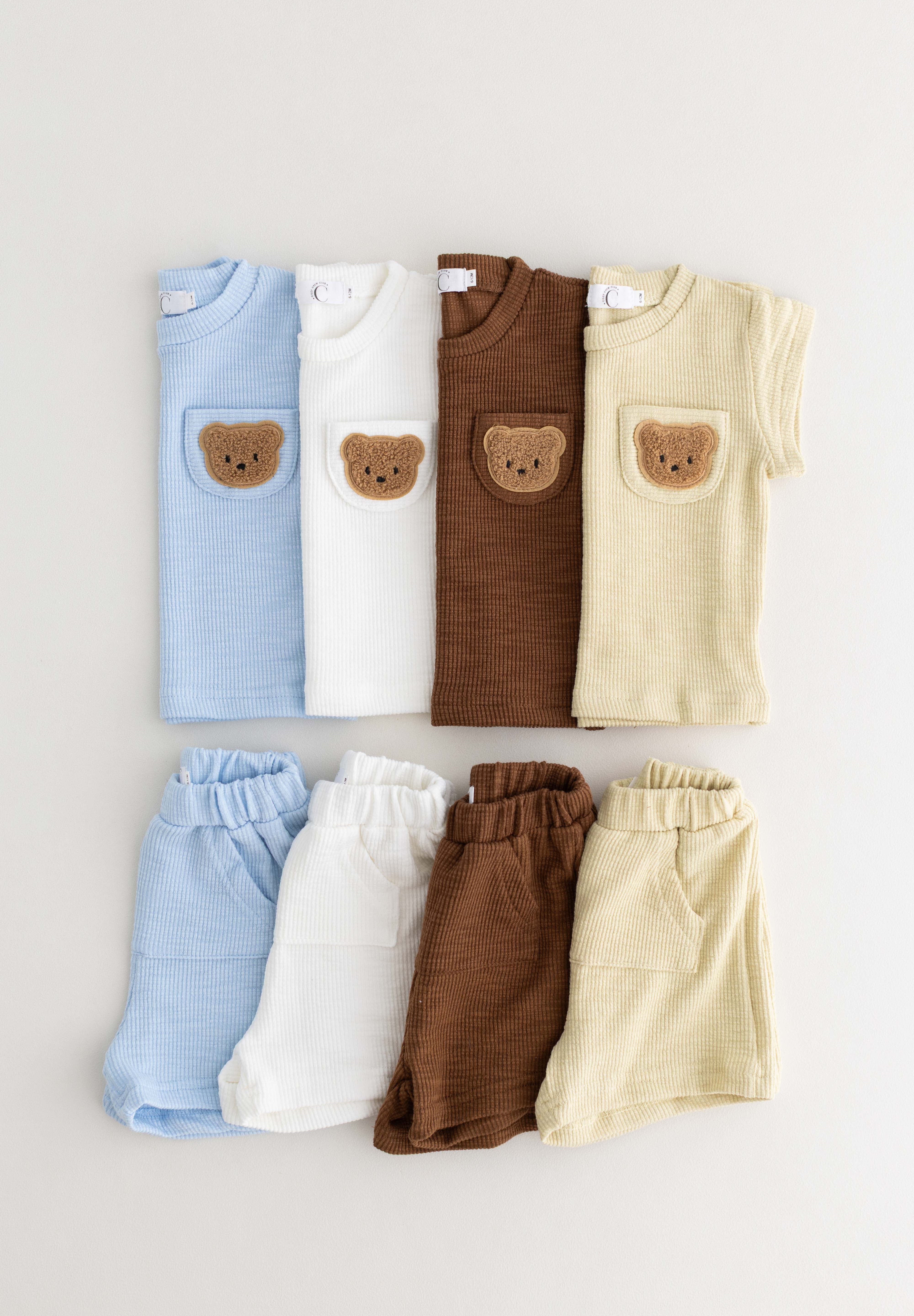 The Coloured Bear 2 Piece T-Shirt & Shorts Set Cozy Crew Club Outfit Sets mora-uk.myshopify.com the-coloured-bear-2-piece-t-shirt-shorts-set   10off, 20off, 5POUND, allproducts, Baby, beach, bear, bear collection, BFCM-50, BFCM20, china, CHRISTMAS20, clothing, daywear, embroidery, LINECARD, new in, nonpersonalised, outfit, PADDY10, set, shorts, SSSALE2530, summer, summersale24, tshirt, waffle, whatnot, WINTER20, zero