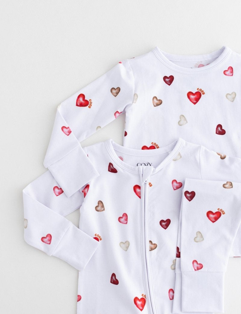 COZY In Love Cotton Two-Piece Set Long Sleeve Pyjamas - Cozy Crew Club