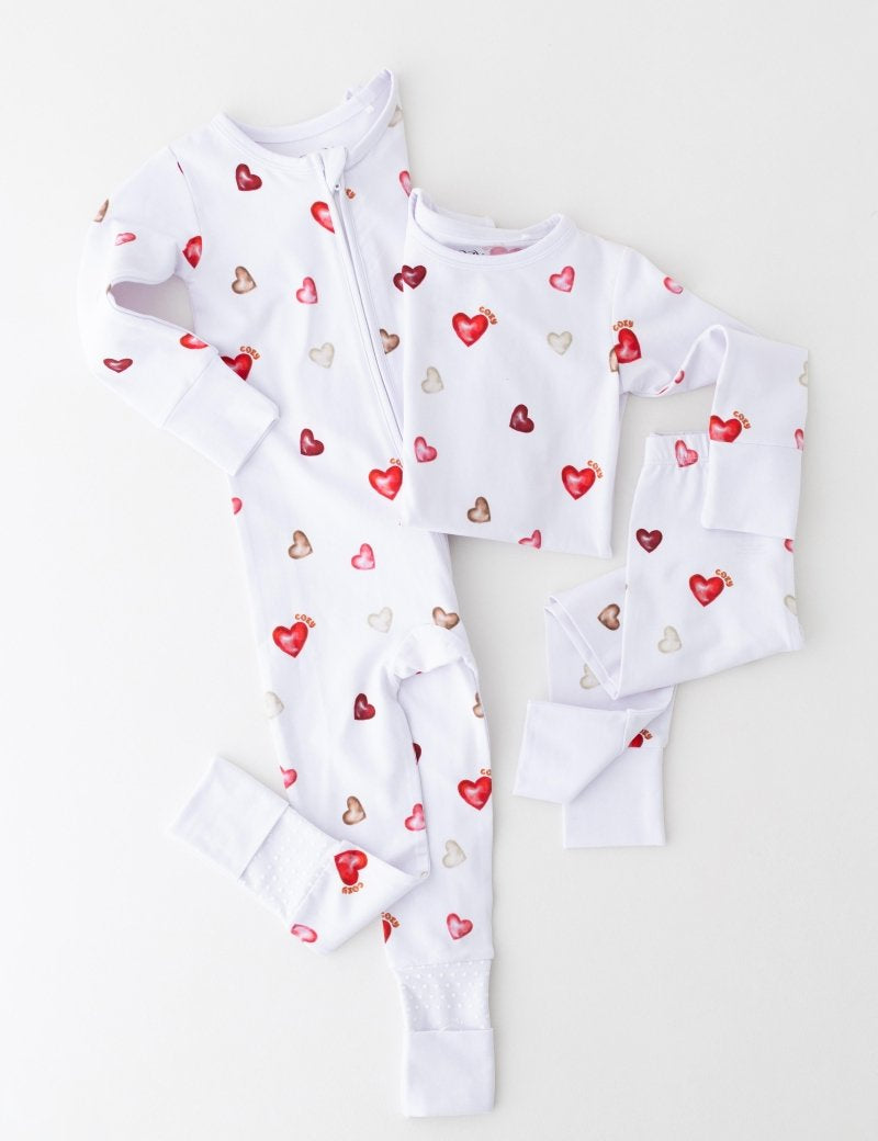COZY In Love Cotton Zip Sleepsuit One Piece - Cozy Crew Club