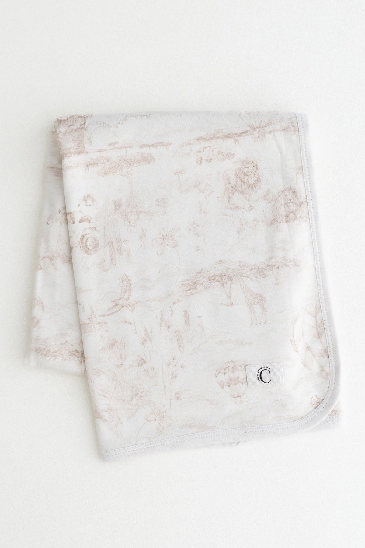 Lyons Den Cozy x Victoria Sanders Double-Layer Blanket – Baby Parchment