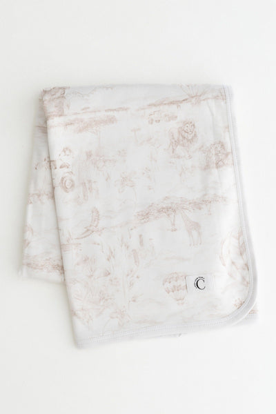 Lyons Den Cozy x Victoria Sanders Double-Layer Blanket – Baby Parchment