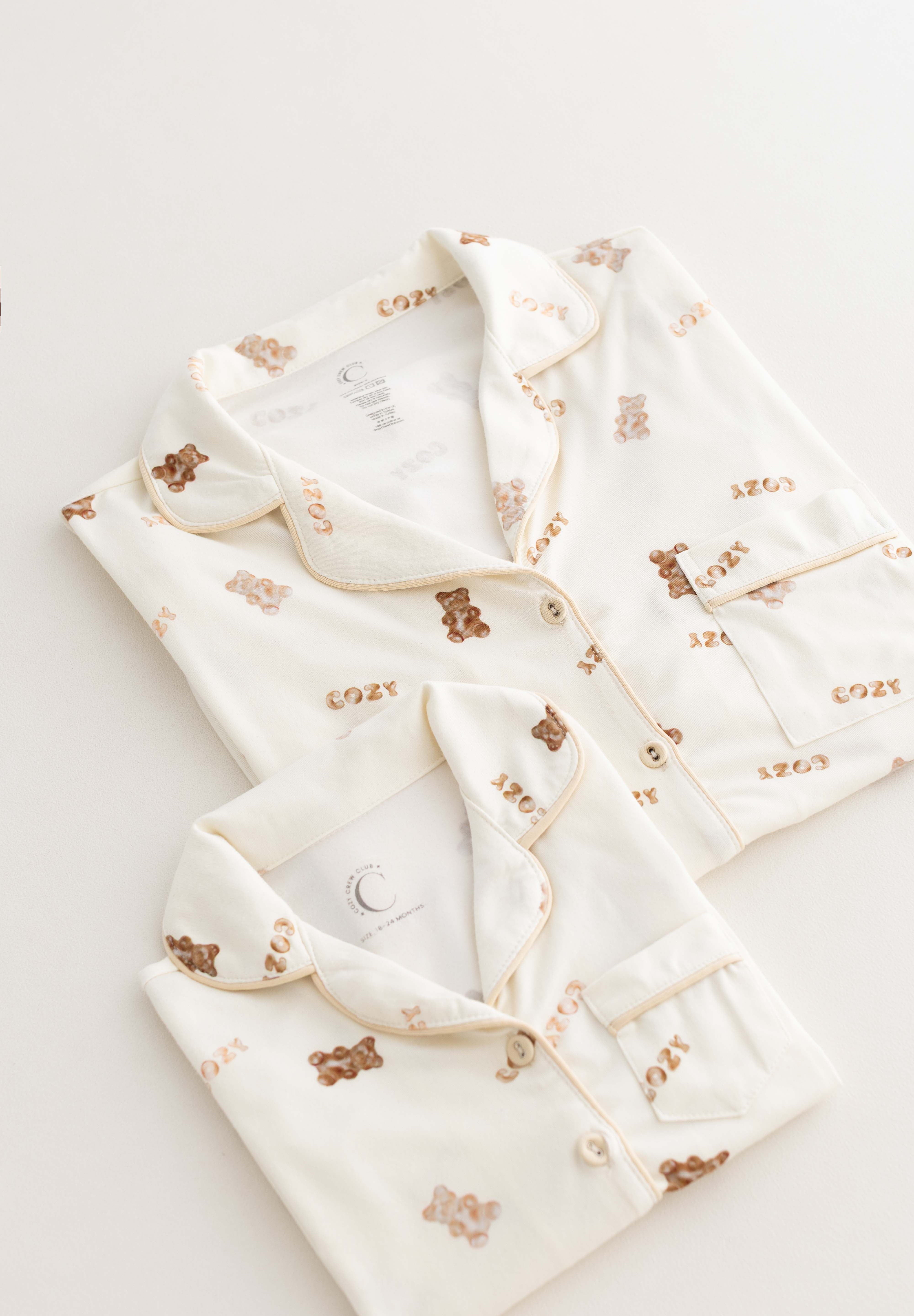 Mini COZY Gummy Bear Pyjamas Cozy Crew Club Pyjamas mora-uk.myshopify.com mini-cozy-gummy-bear-pyjamas   allproducts, baby, baby pajamas, bear, bear pj, BFCM-EXTRA20, BFCM-NEW20, CHILDSPLAY, crossiant, new in, nightwear, nonpersonalised, PADDY10, pajamas, pj, pjs, pyjamas, soft, specialtag, ultracozy, zero