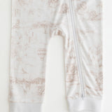 Lyons Den Cozy x Victoria Sanders Sleepsuit Parchment
