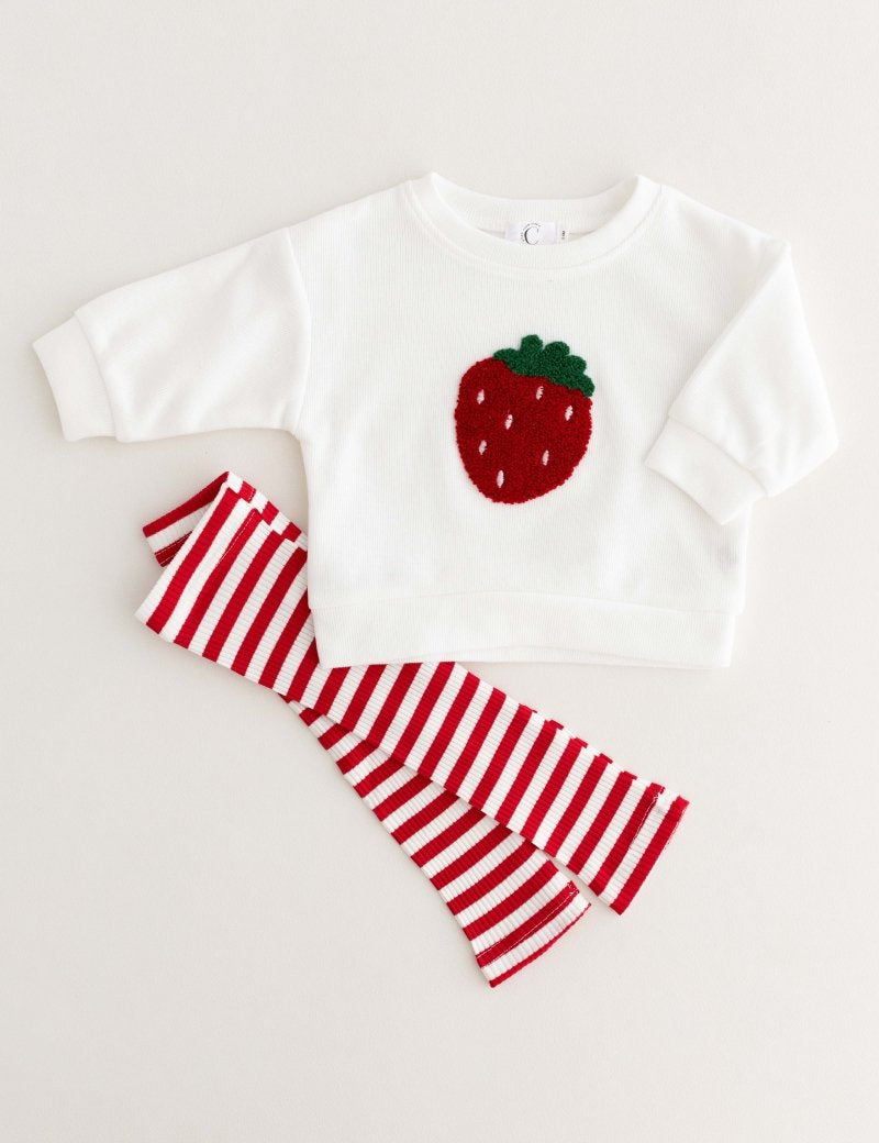 COZY Strawberry | Sweatshirt + Leggings - Cozy Crew Club